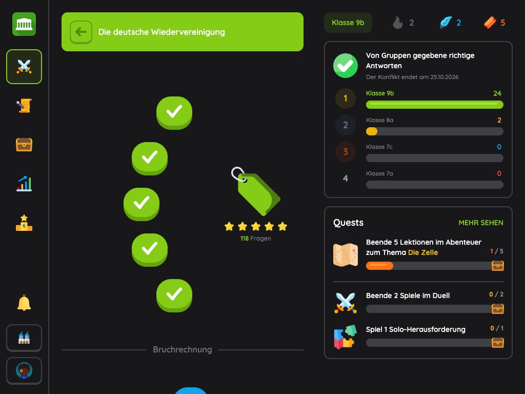 Neue Version: Pfad eines Themas im Abenteuer-Modus