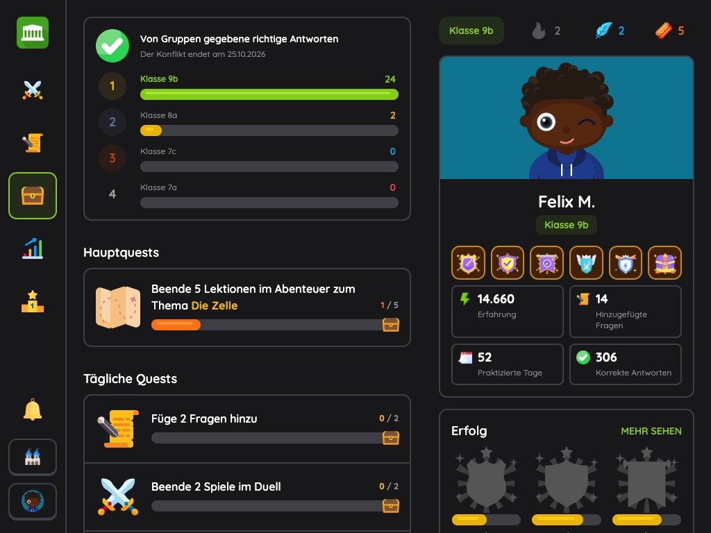 Neue Version: Hauptquests und tägliche Quests