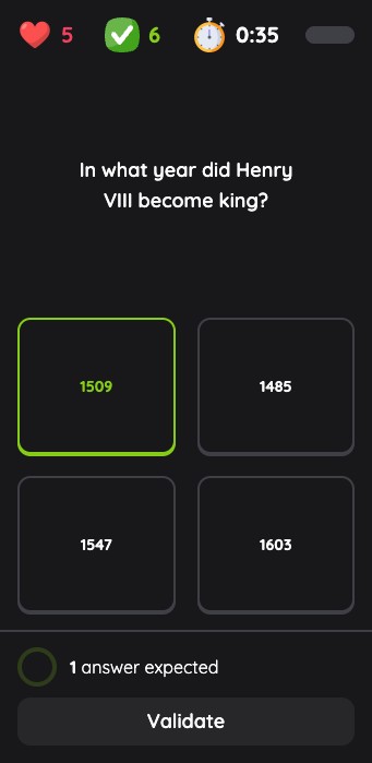 New version: answering a question on a phone